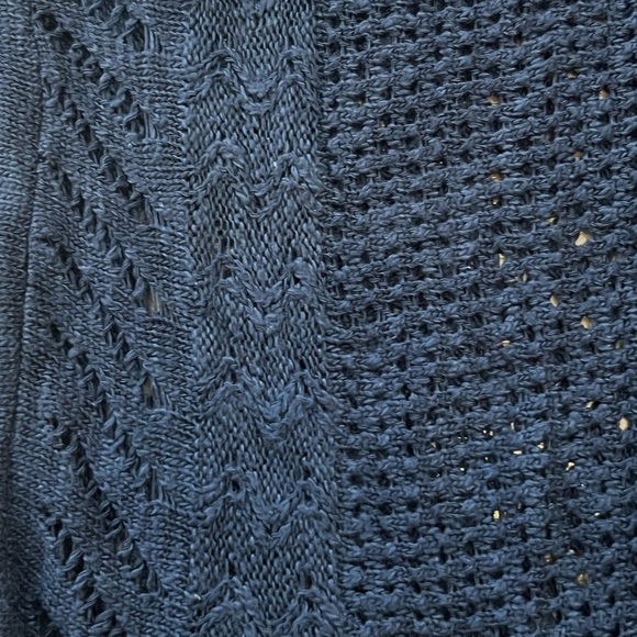 Maurices Navy Dark Blue Cardigan Sweater Medium - Picture 4 of 7